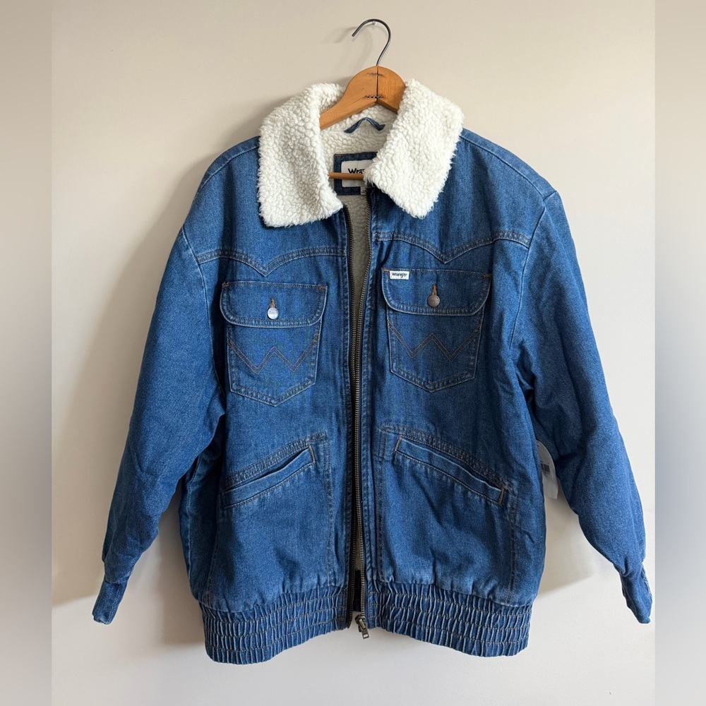 Wrangler oversized bomber jacket